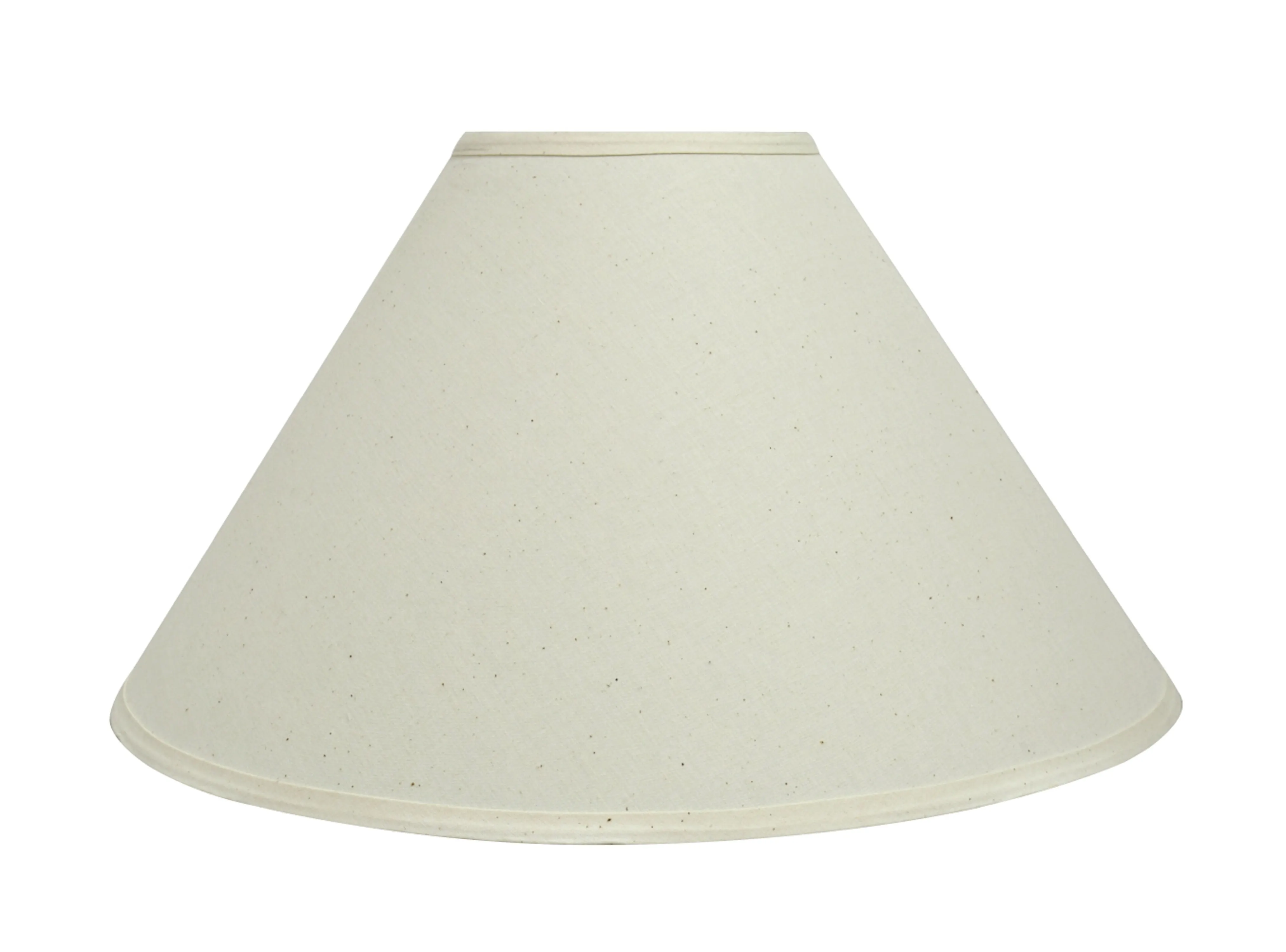 # 32204 Transitional Hardback Empire Shaped Spider Construction Lamp Shade in Off White, 19" wide (6" x 19" x 12")