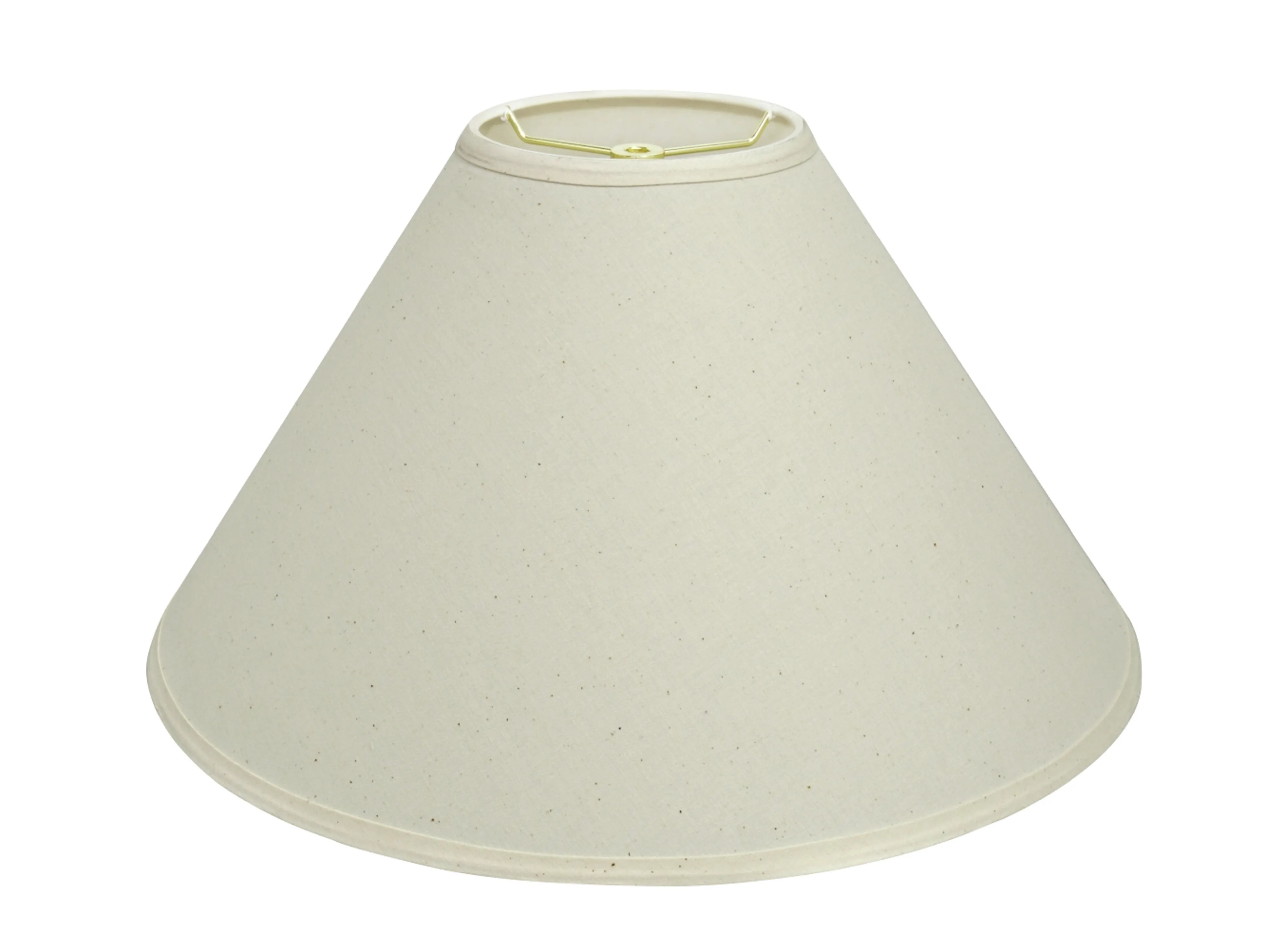 # 32204 Transitional Hardback Empire Shaped Spider Construction Lamp Shade in Off White, 19" wide (6" x 19" x 12")