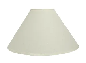 # 32204 Transitional Hardback Empire Shaped Spider Construction Lamp Shade in Off White, 19" wide (6" x 19" x 12")