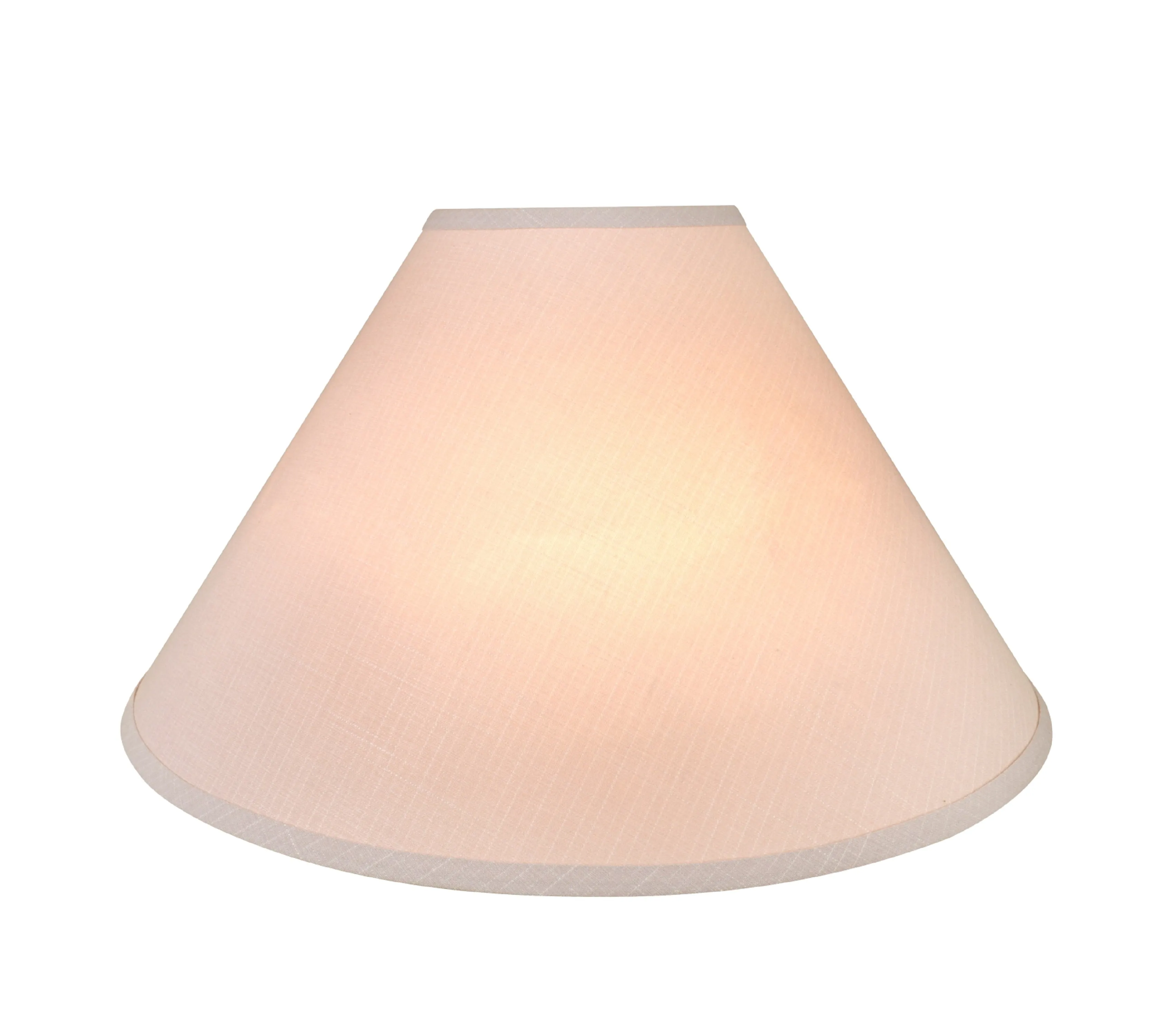 # 32205 Transitional Hardback Empire Shaped Spider Construction Lamp Shade in Light Grey, 19" wide (6" x 19" x 12")