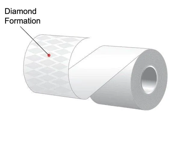 3.125" x 170' MAXStick 15# Direct Thermal "Sticky Paper" (24 rolls/case) - Diamond Adhesive