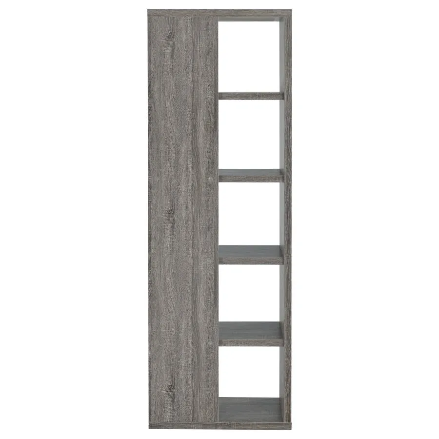 5-tier Bookcase Weathered Grey