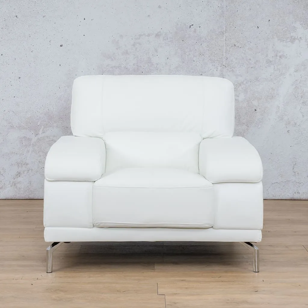 Adaline 1 Seater Leather Sofa