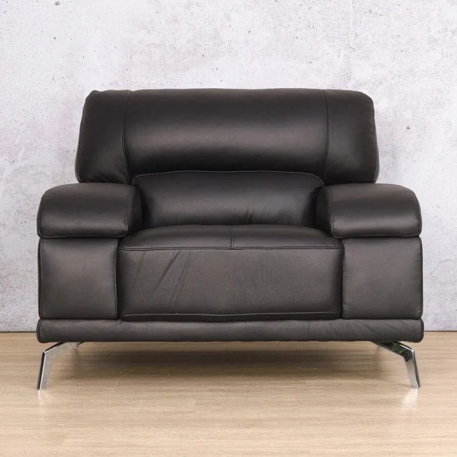 Adaline 1 Seater Leather Sofa