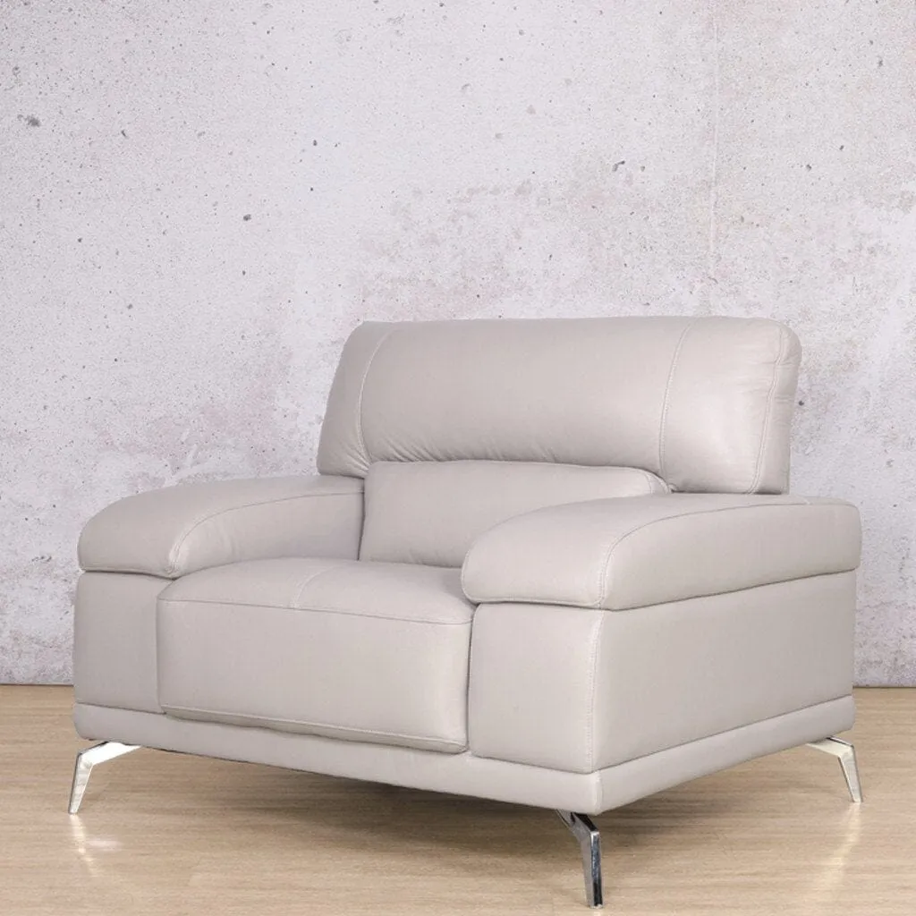 Adaline 1 Seater Leather Sofa