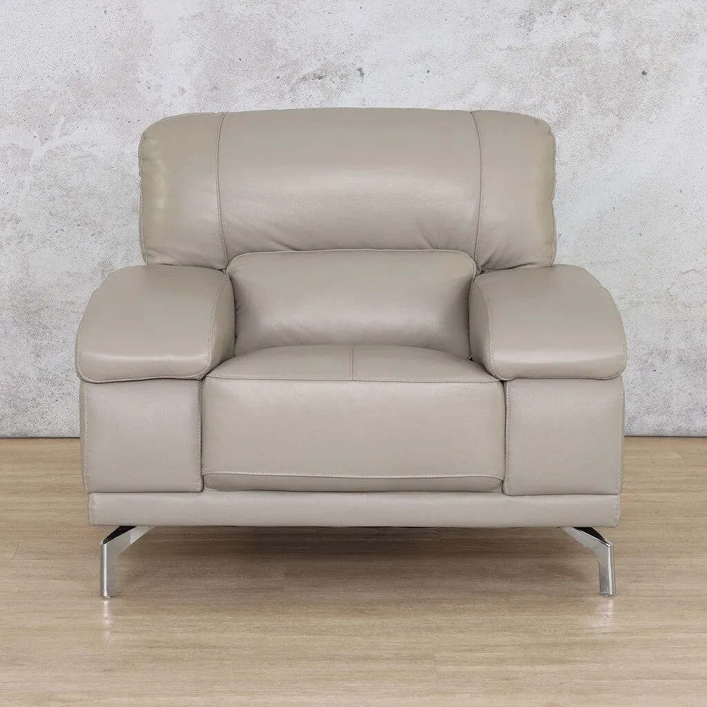 Adaline 1 Seater Leather Sofa