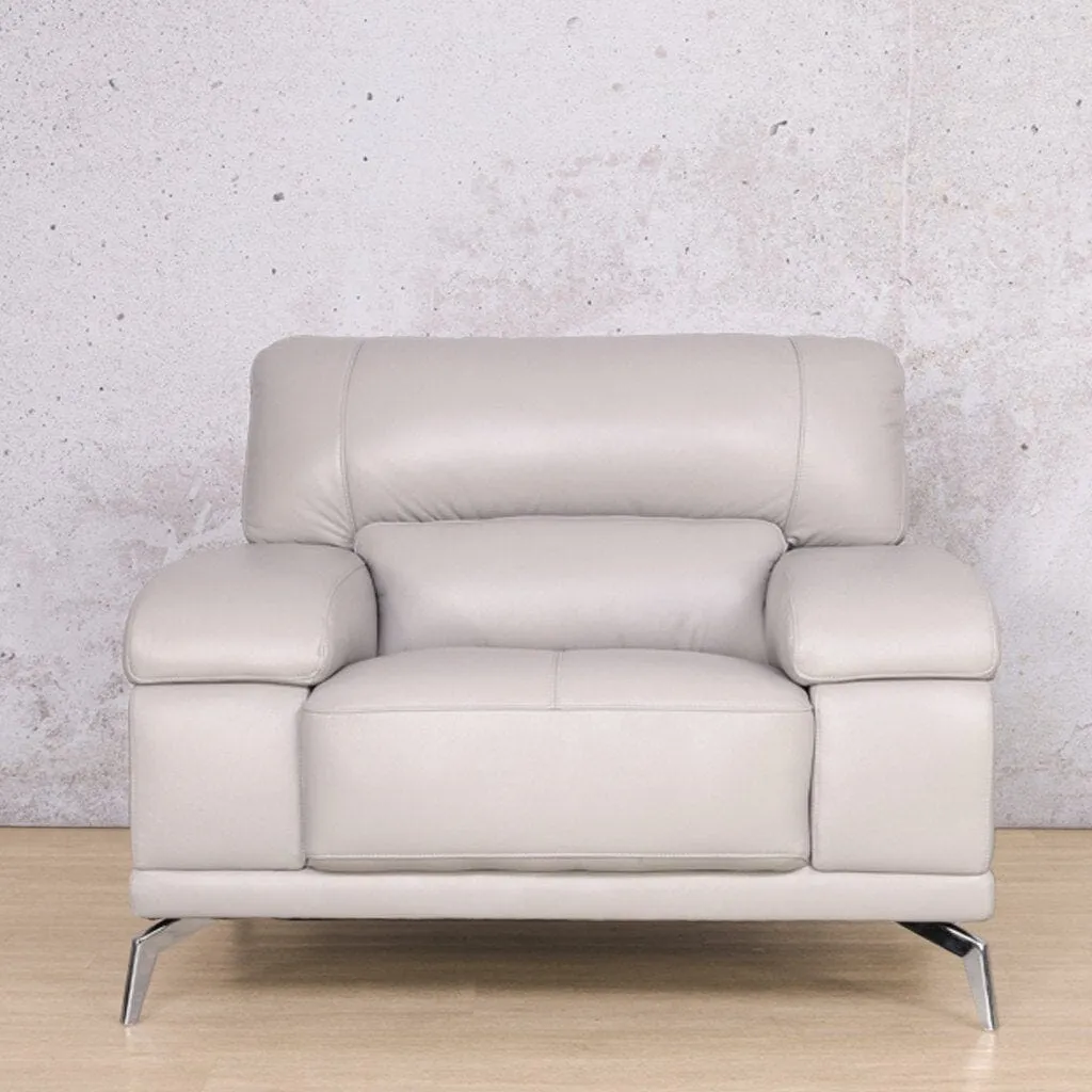 Adaline 1 Seater Leather Sofa