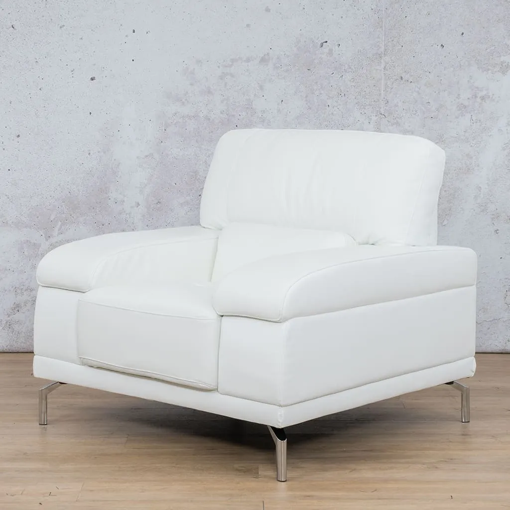 Adaline 1 Seater Leather Sofa