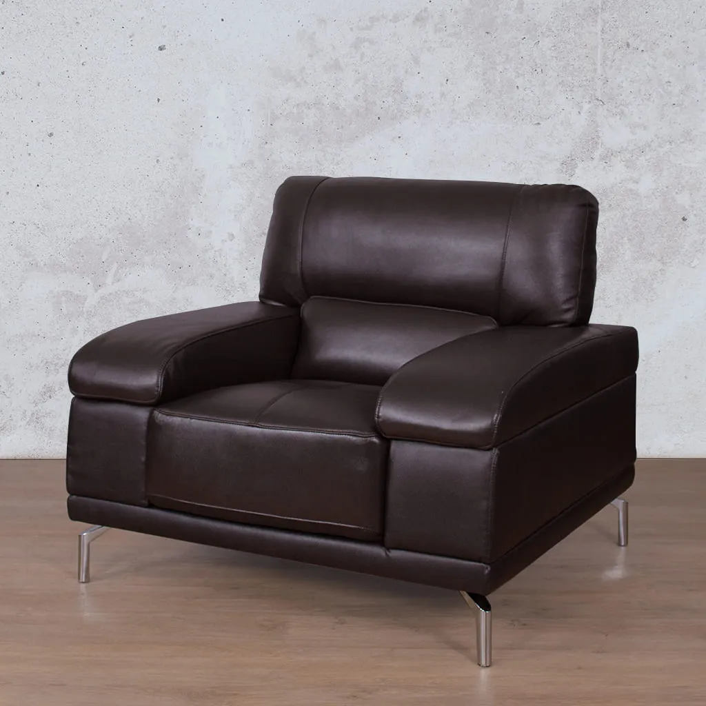 Adaline 1 Seater Leather Sofa