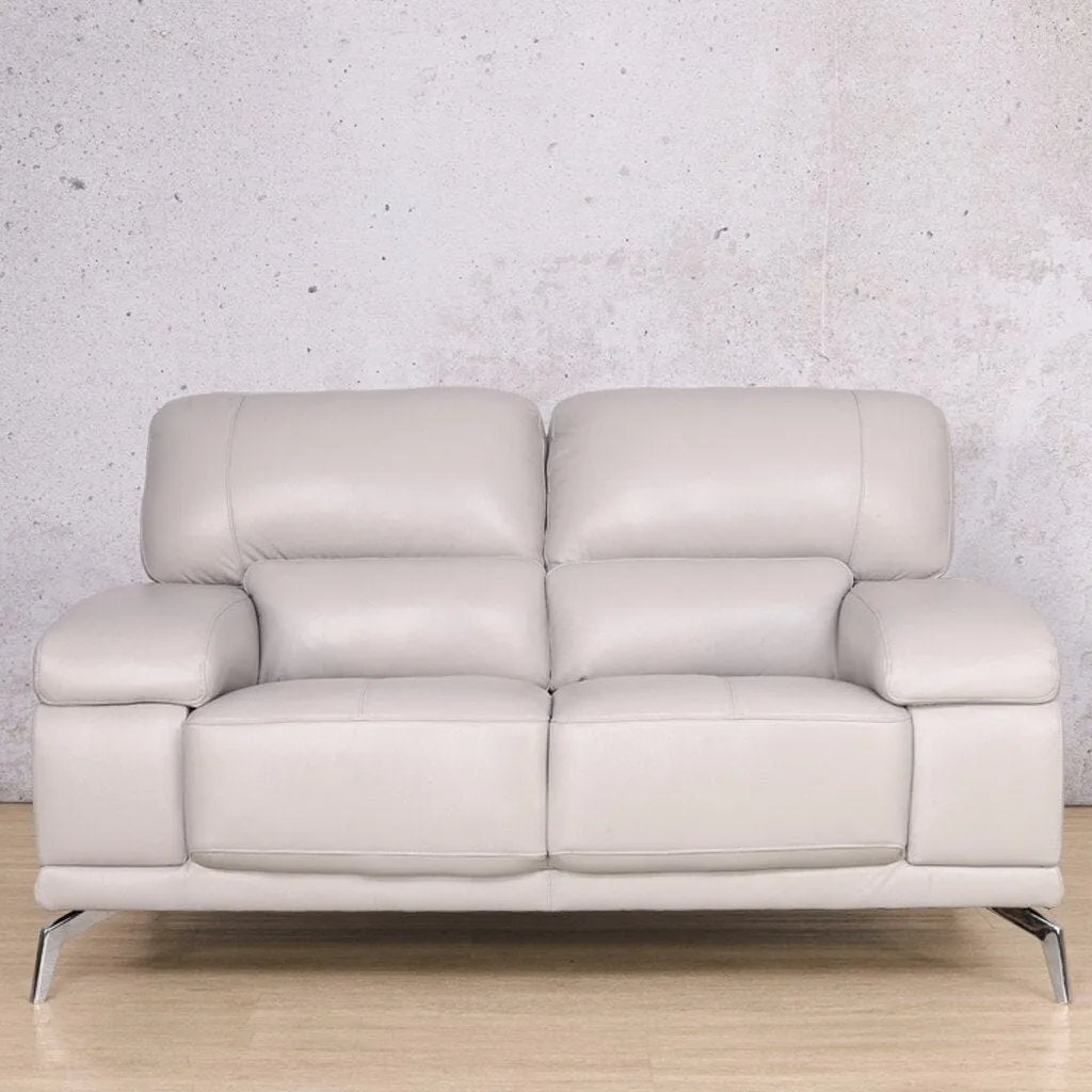 Adaline 2 Seater Leather Sofa