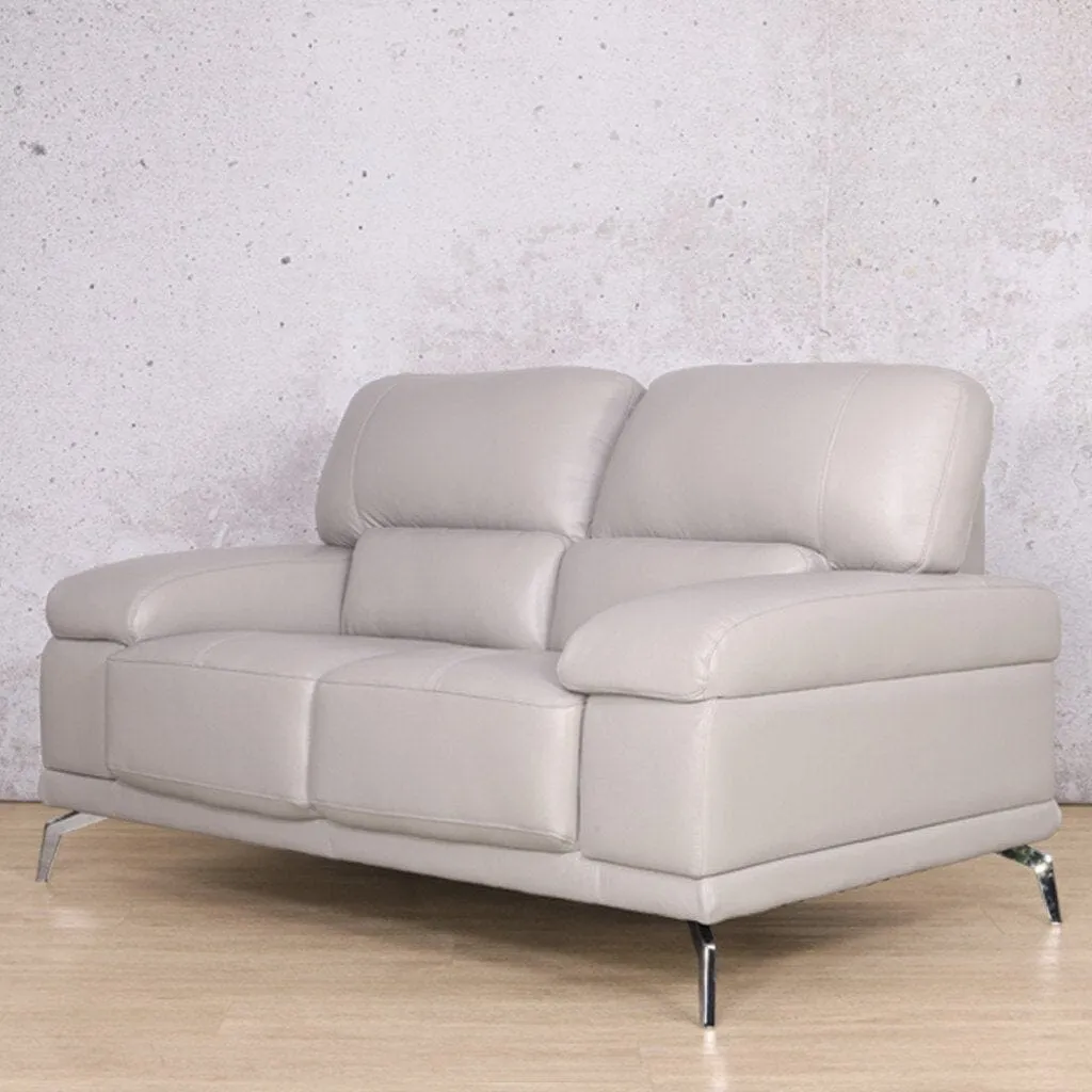 Adaline 2 Seater Leather Sofa