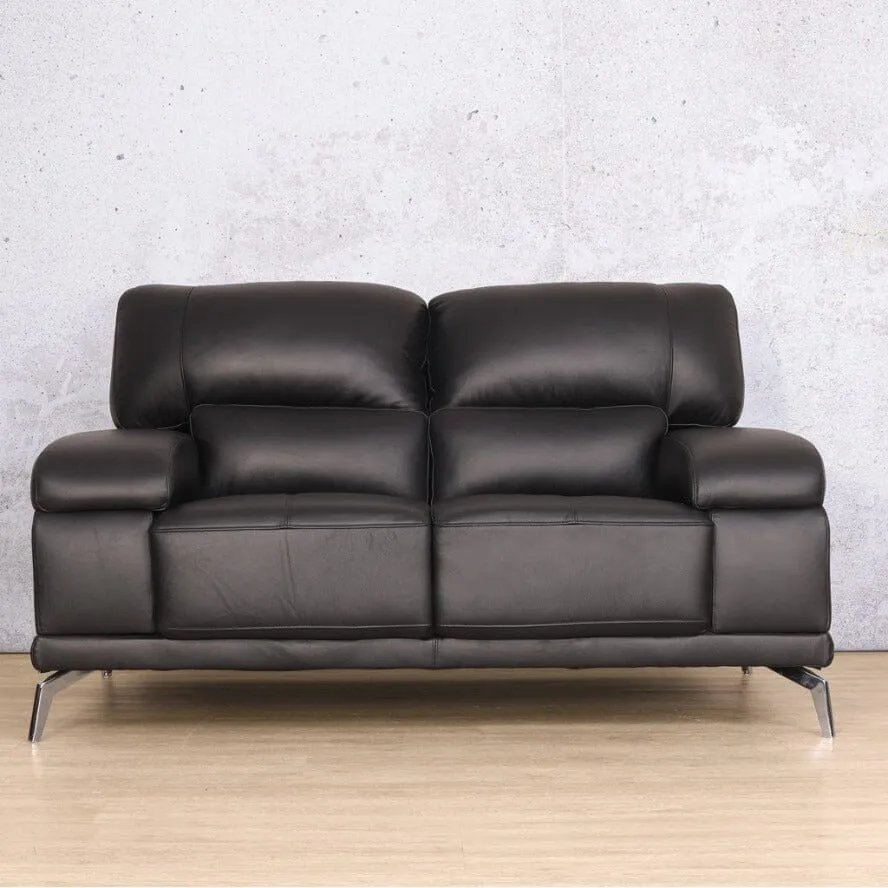 Adaline 2 Seater Leather Sofa