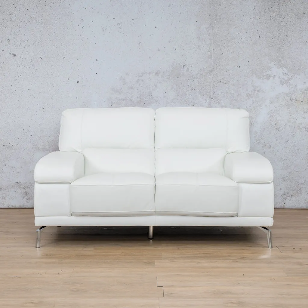 Adaline 2 Seater Leather Sofa