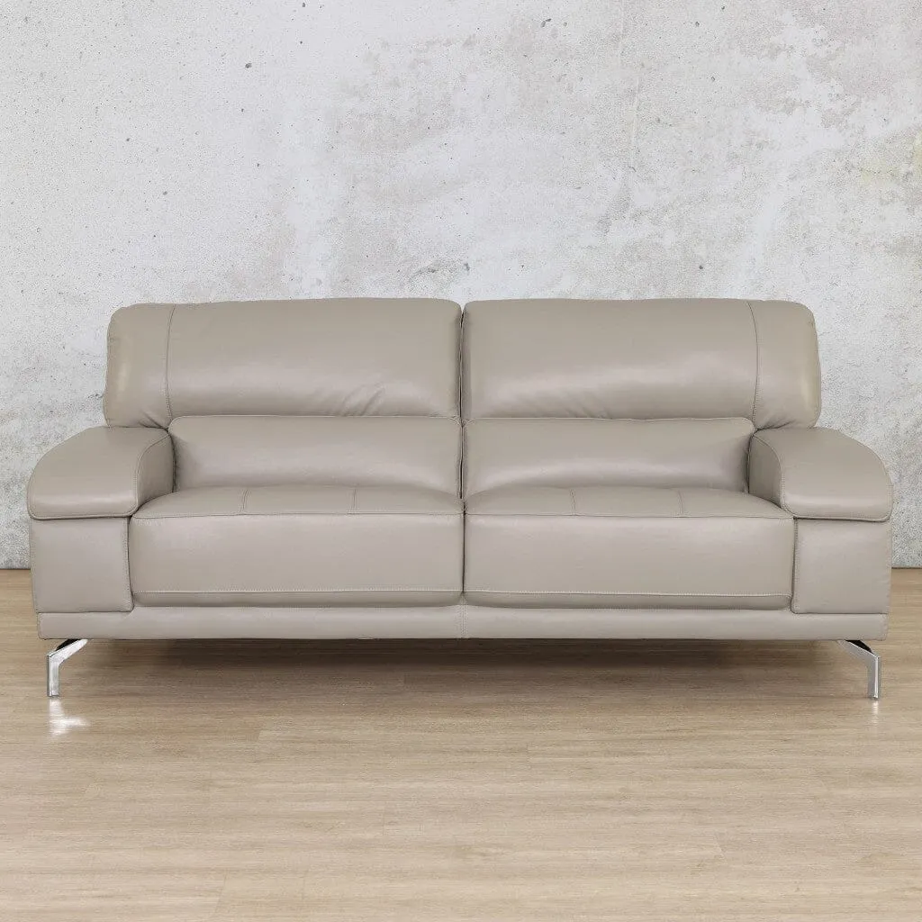 Adaline 3 Seater Leather Sofa