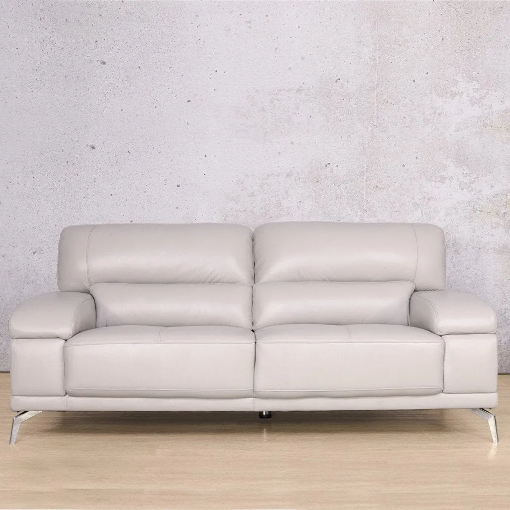 Adaline 3 Seater Leather Sofa