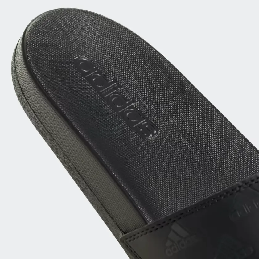 Adidas Men's Adilette Comfort Slides - Core Black / Carbon