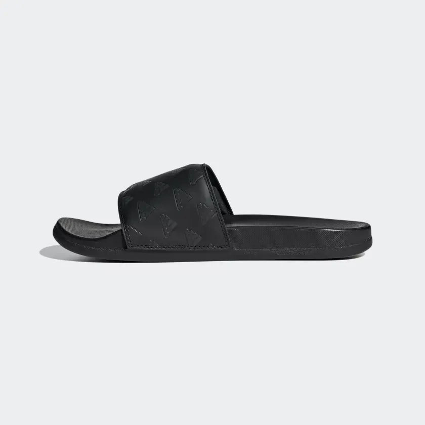 Adidas Men's Adilette Comfort Slides - Core Black / Carbon