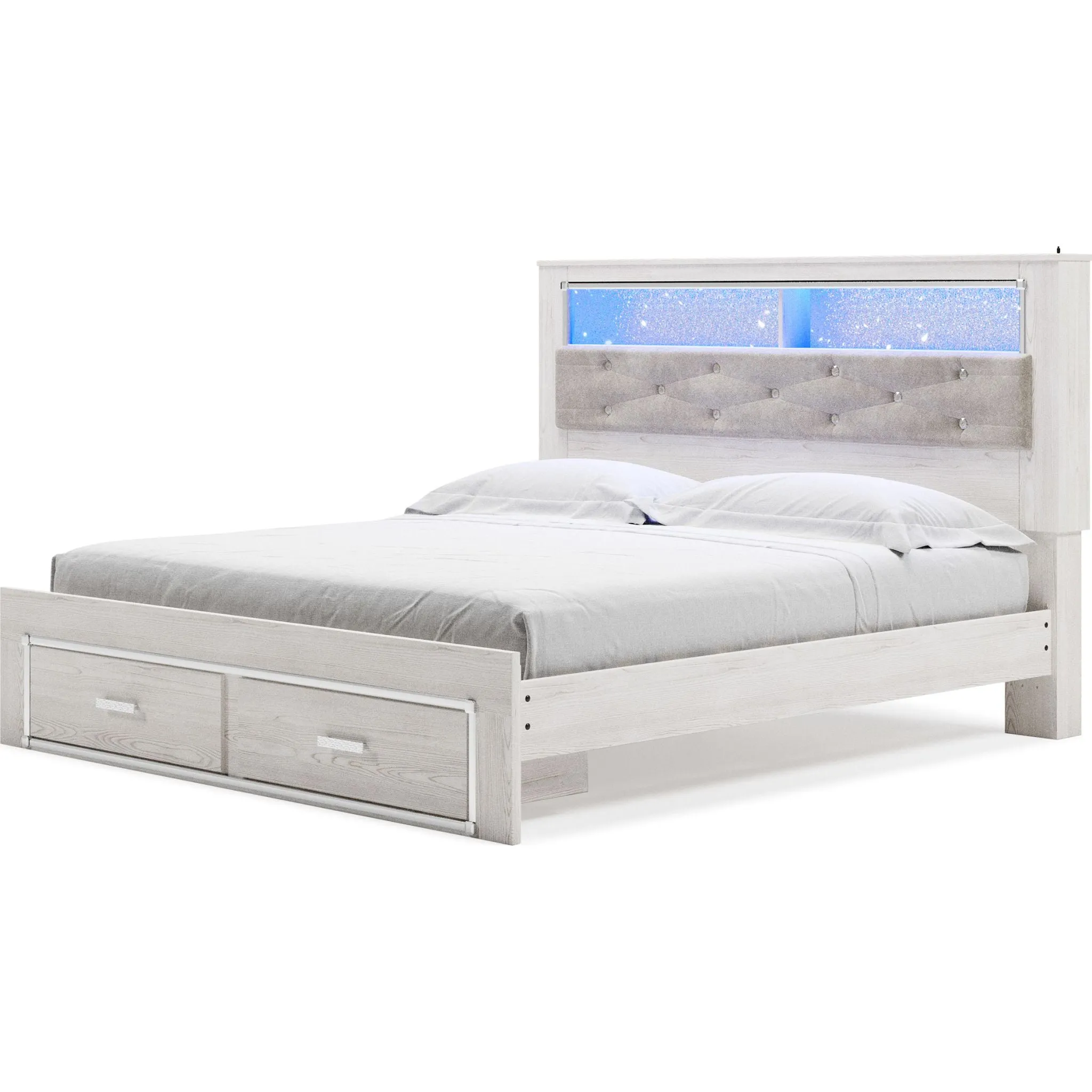 Altyra Bookcase Storage Bed