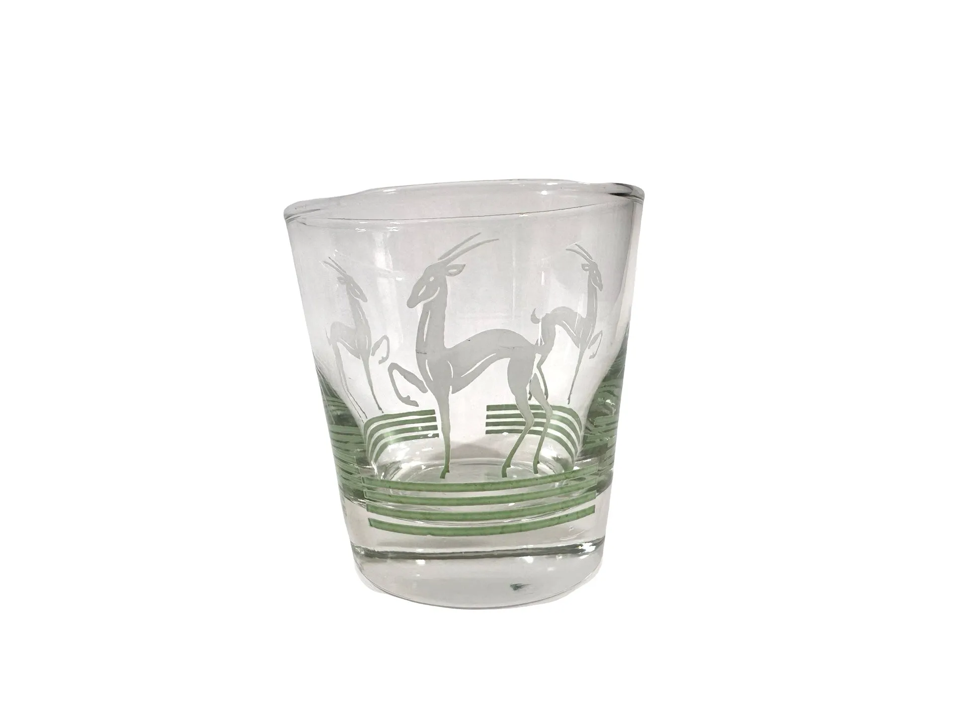 Anchor Hocking Gazelle Mid-Century Whiskey Glasses (Set of 4)