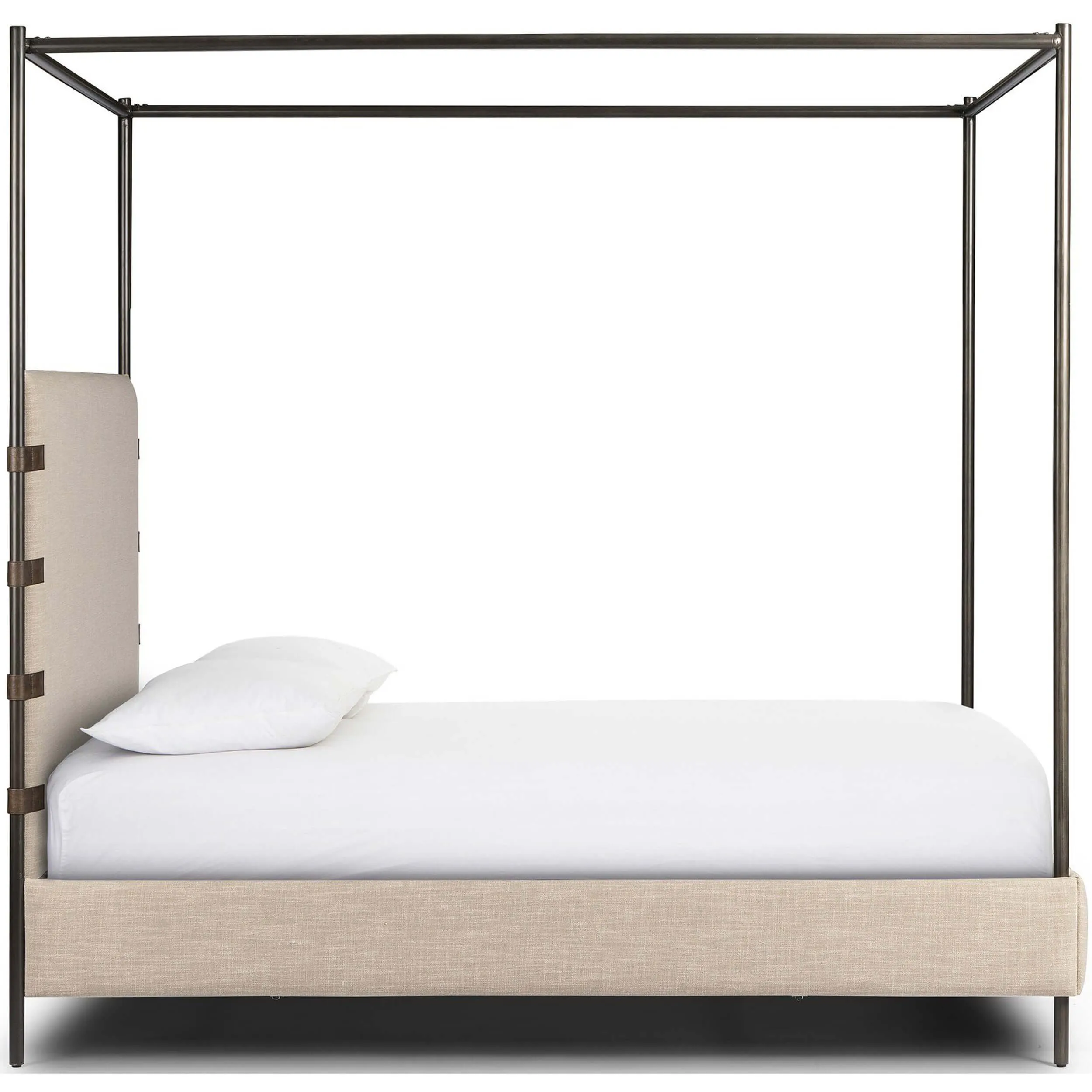 Anderson Canopy Bed, Palm Ecru