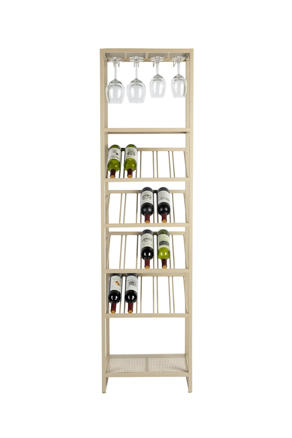 Beige Metal Wine Shelf S | Zuiver Cantor