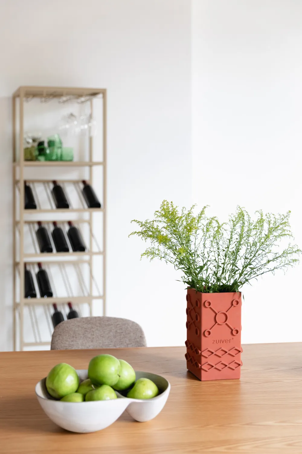 Beige Metal Wine Shelf S | Zuiver Cantor