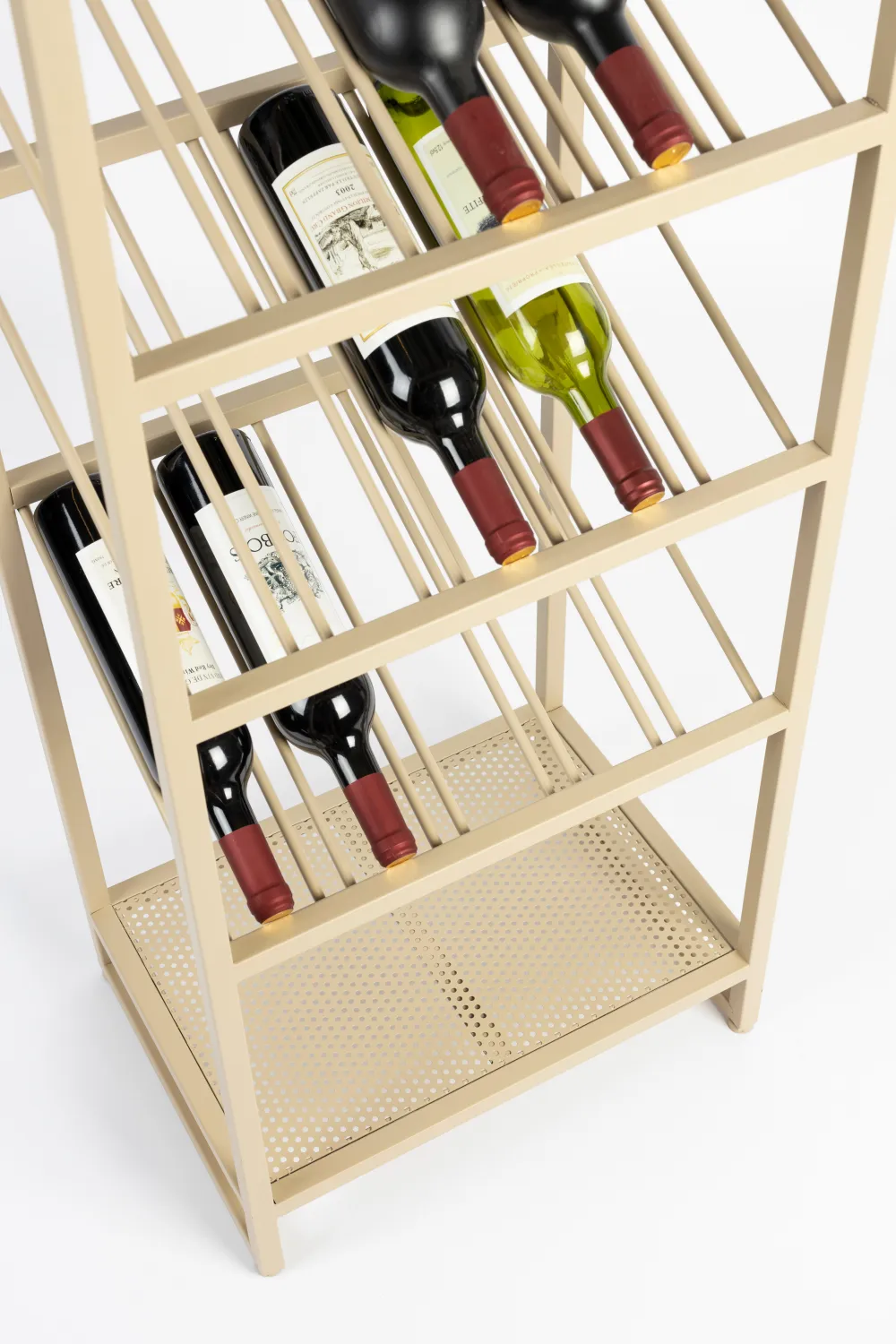 Beige Metal Wine Shelf S | Zuiver Cantor