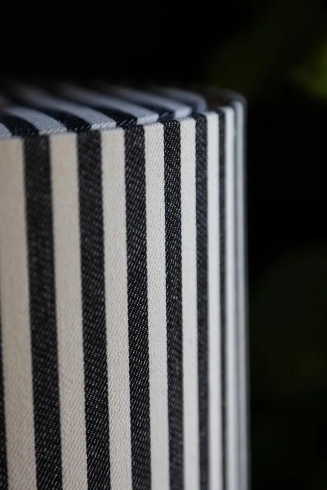 Black & White Stripe Table Lamp