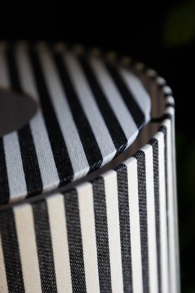 Black & White Stripe Table Lamp