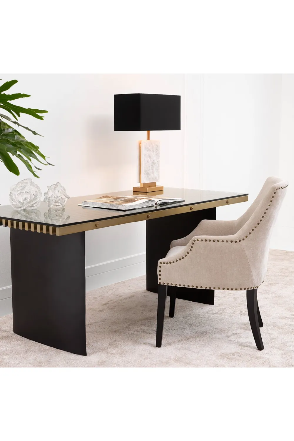 Black Industrial Desk | Eichholtz Vauclair