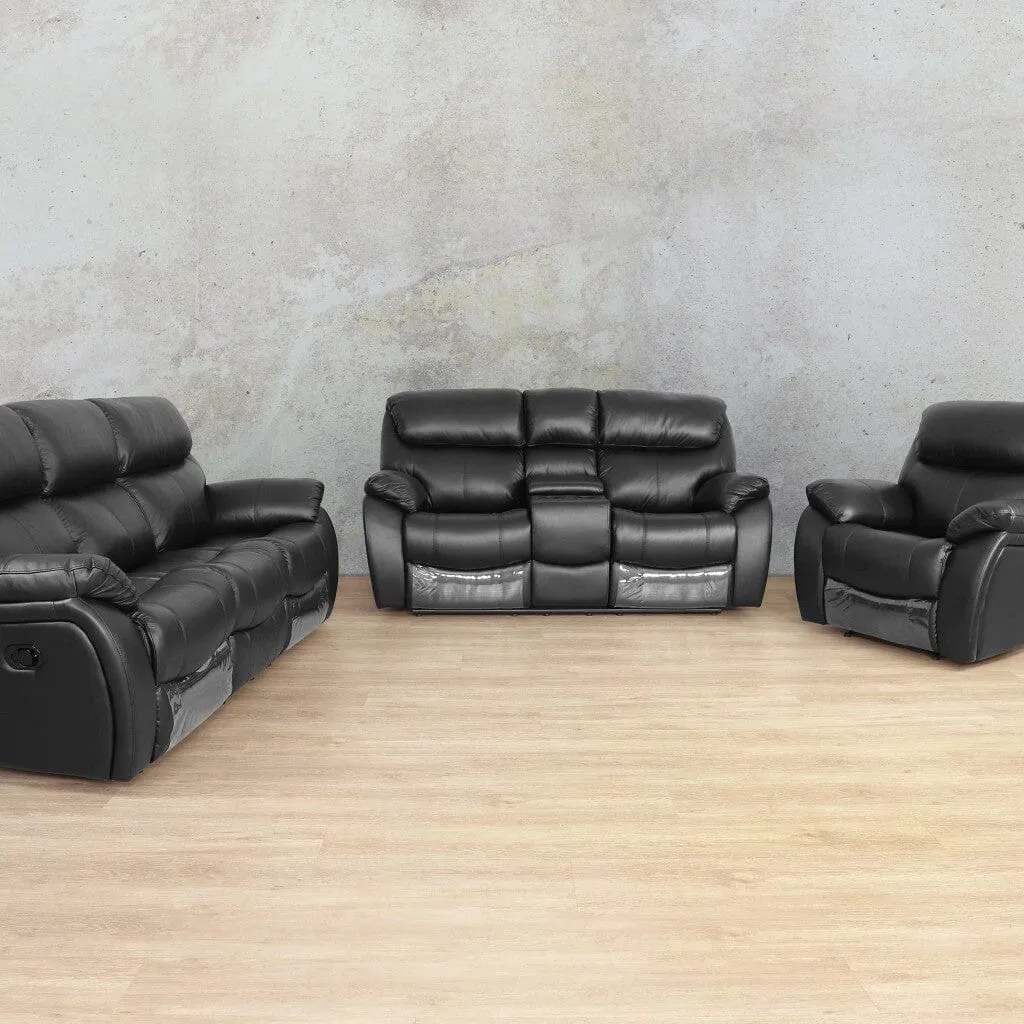 Cairo 3 2 1 Leather Recliner Home Theatre Suite