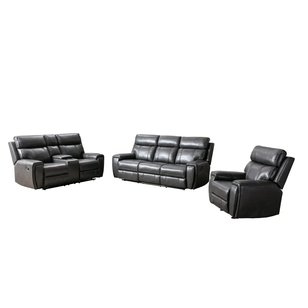 Carnegie Grey Reclining Set