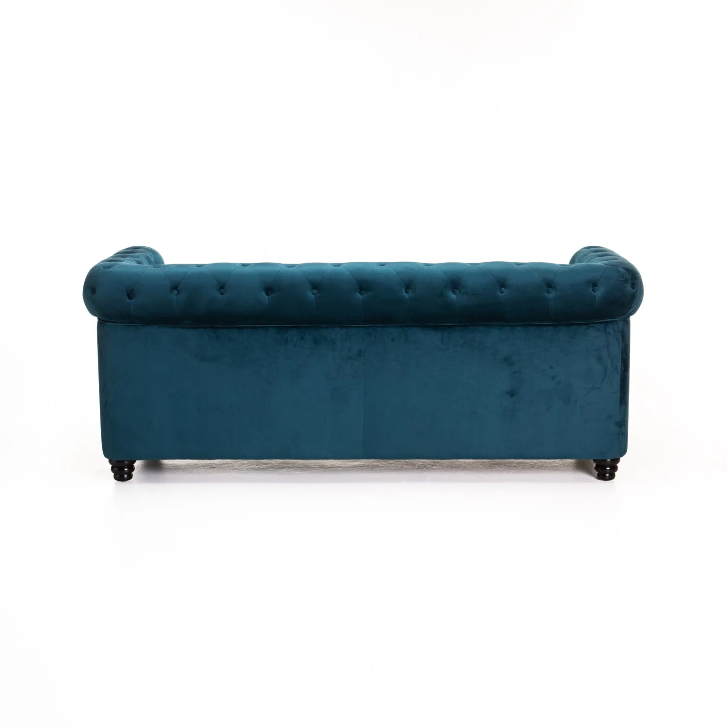 CHESTERFIELD VELVET 3 SEATER COUCH