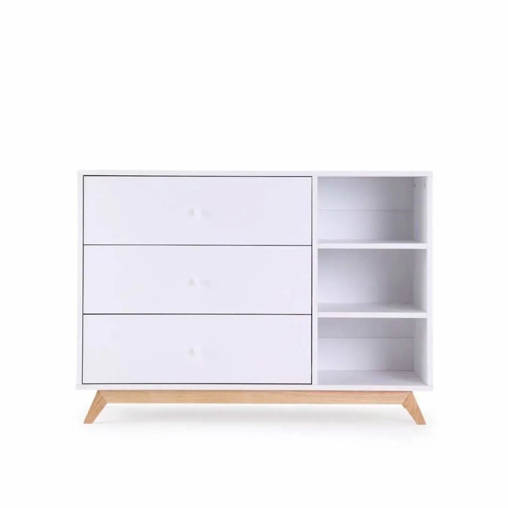 DaDaDa Central Park 2.0 3-Drawer, Two Shelves Dresser