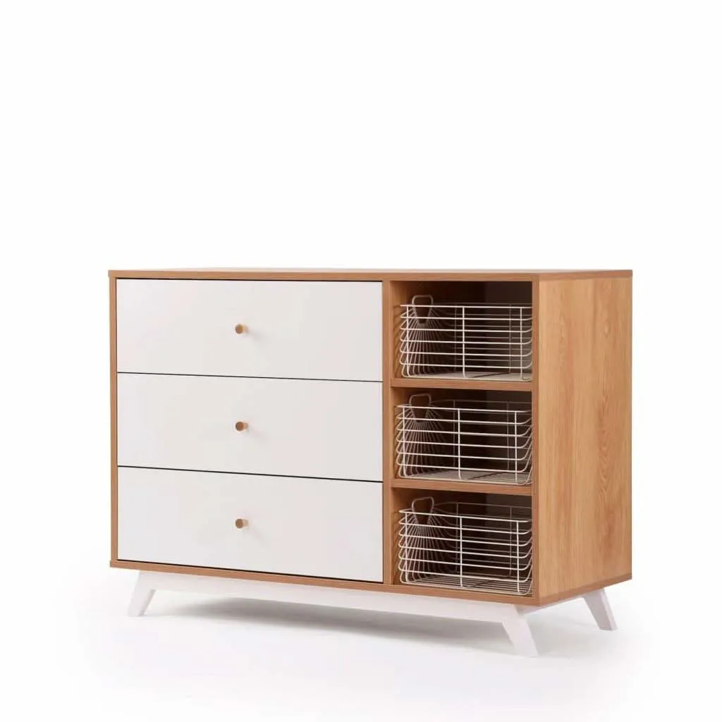 DaDaDa Central Park 2.0 3-Drawer, Two Shelves Dresser