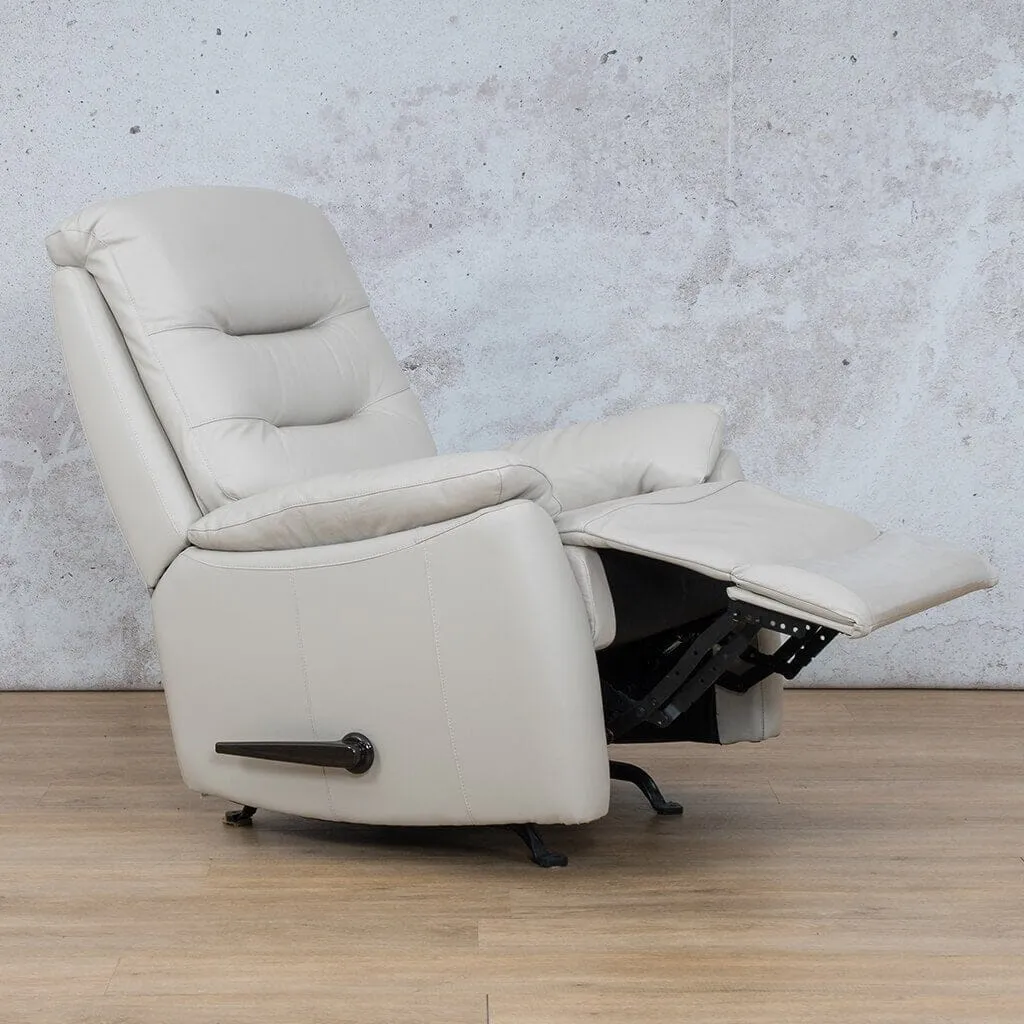 Dallas Leather Rocker Recliner - Available on Special Order Plan Only