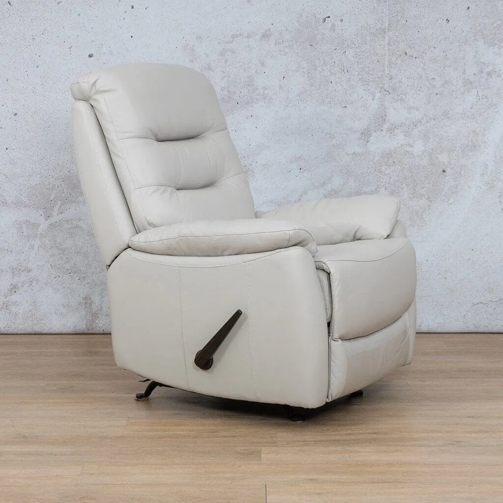 Dallas Leather Rocker Recliner - Available on Special Order Plan Only