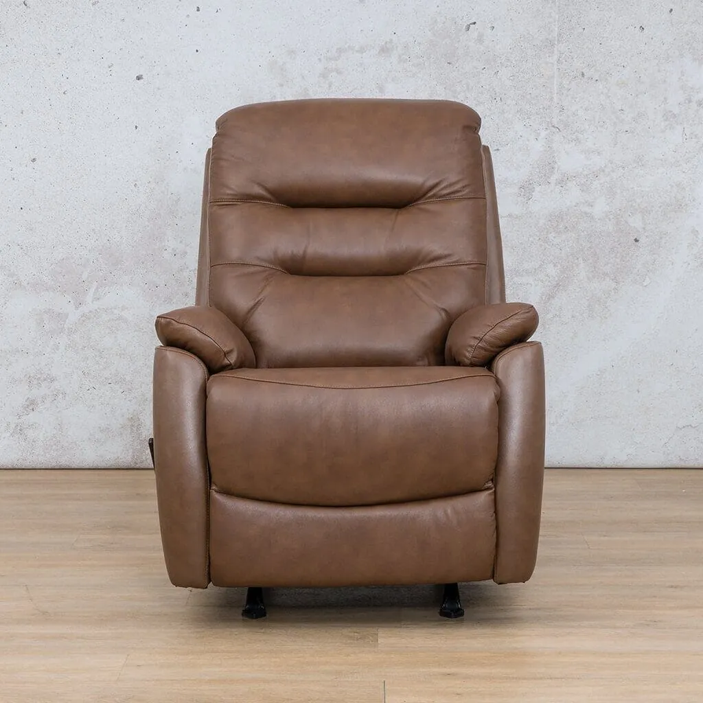 Dallas Leather Rocker Recliner - Available on Special Order Plan Only