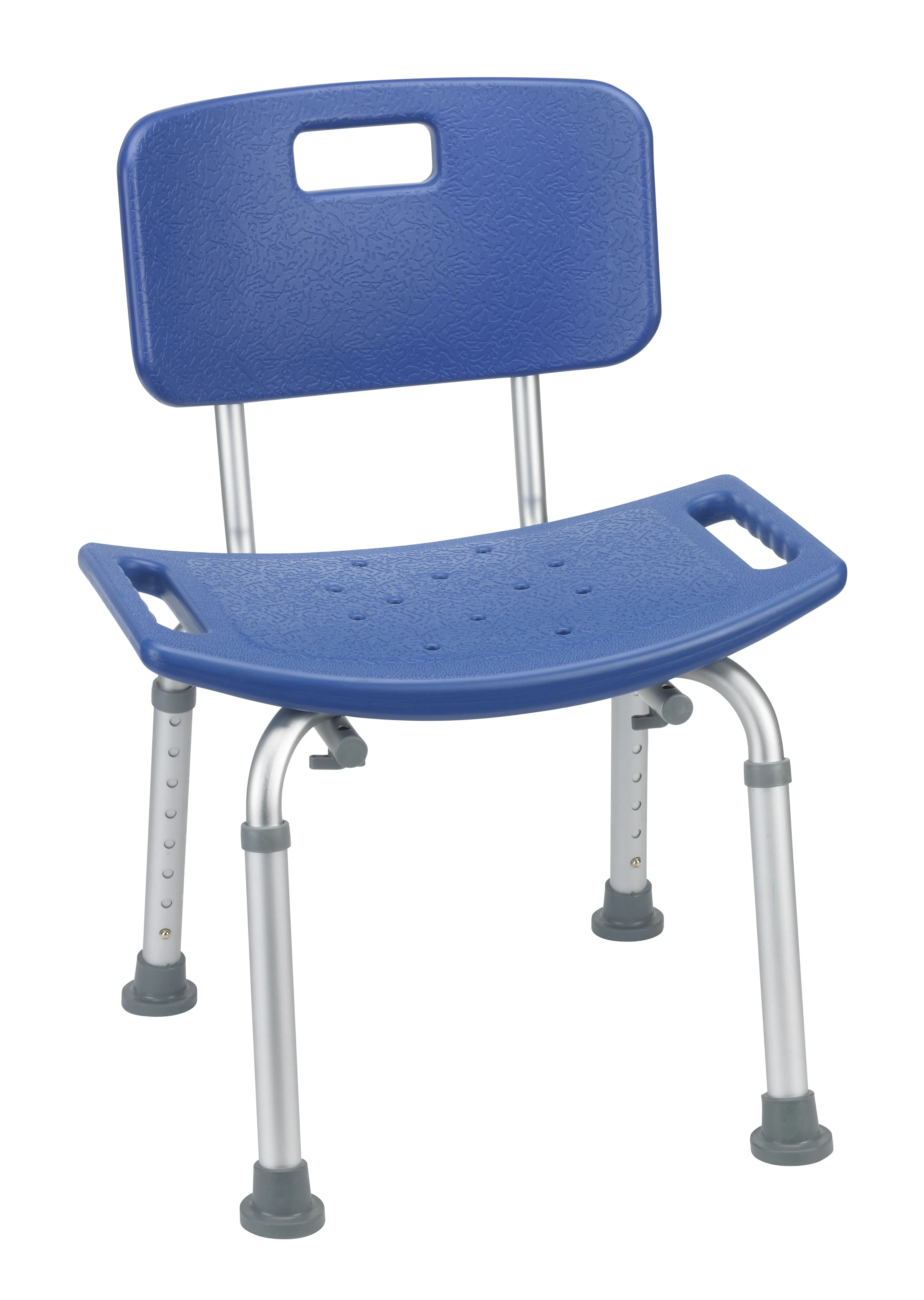 Drive Medical 12202kdrb-1 Bathroom Safety Shower Tub Bench Chair with Back, Blue