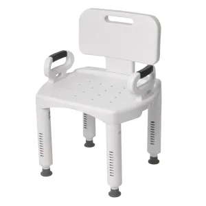 Drive Medical rtl12505 Premium Series Shower Chair with Back and Arms