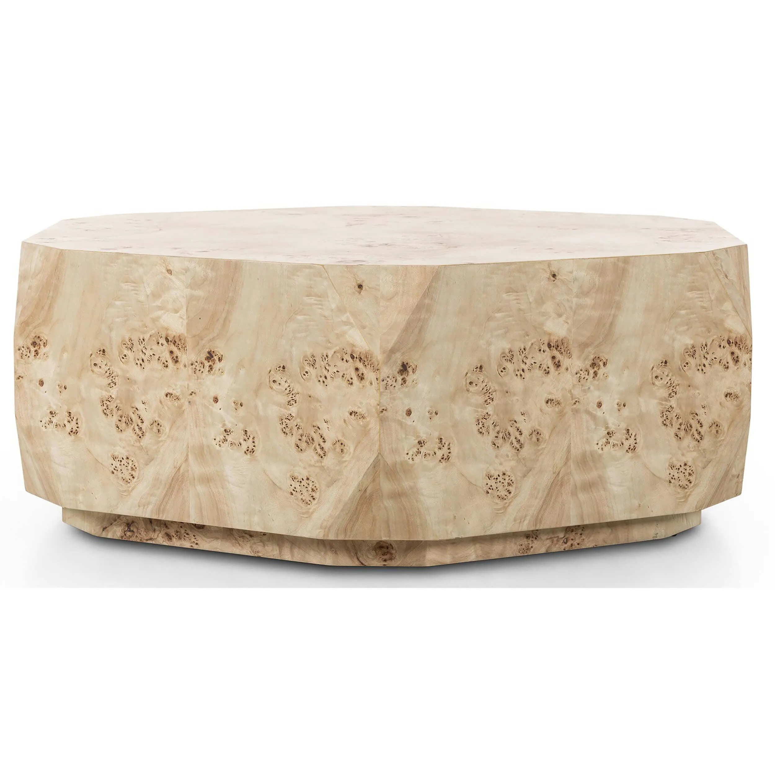 Elena Coffee Table, Light Burl