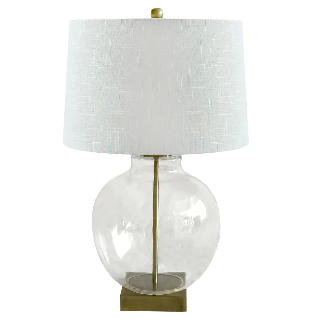 Ella Glass and Brass Lamp