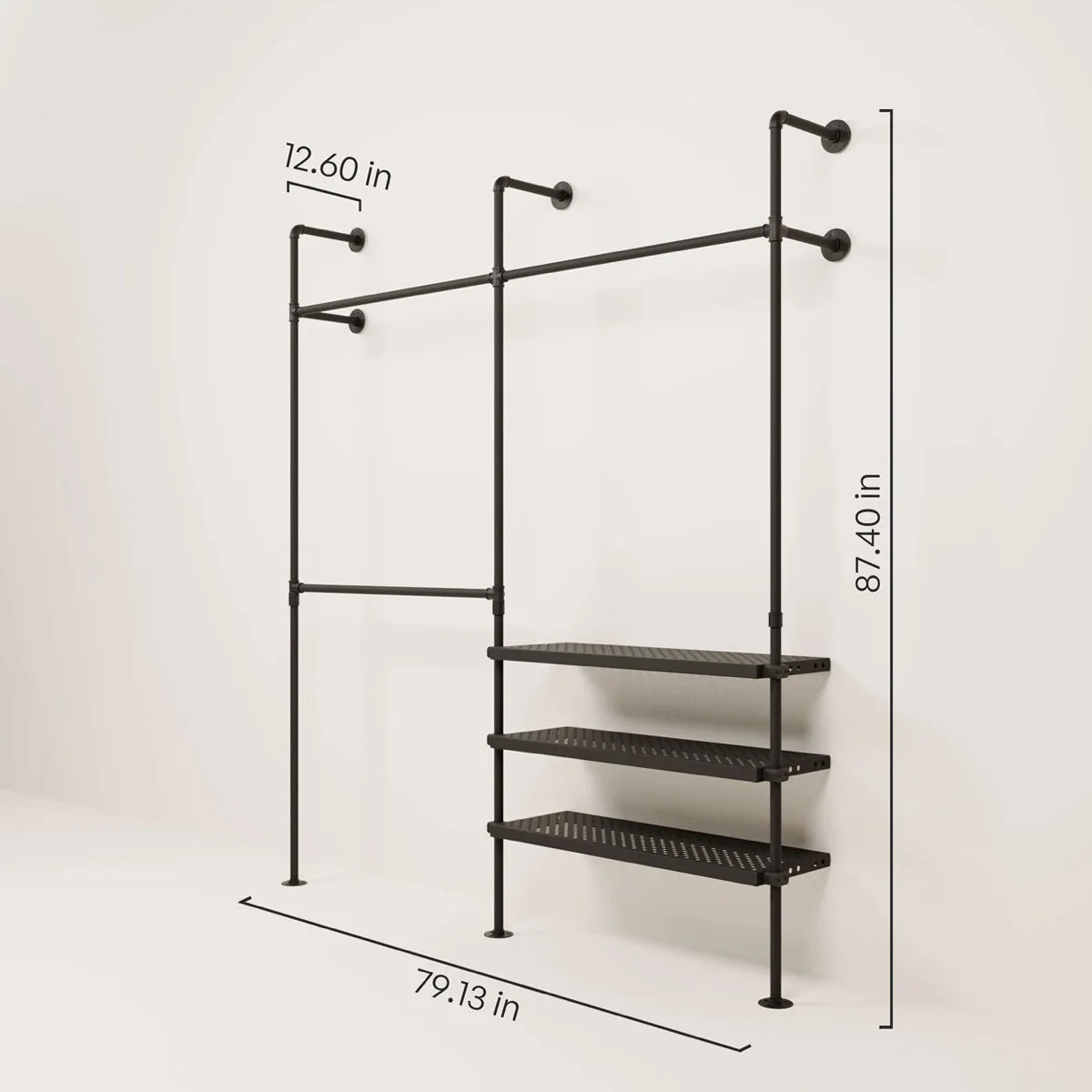 ELLA METAL – Open closet design | open closet system