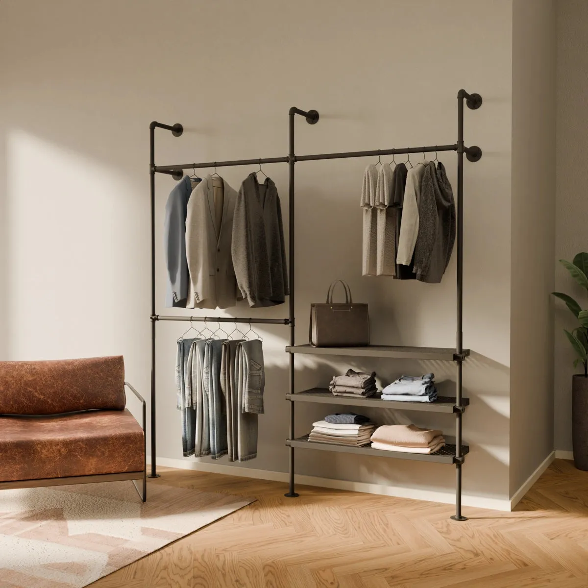 ELLA METAL – Open closet design | open closet system