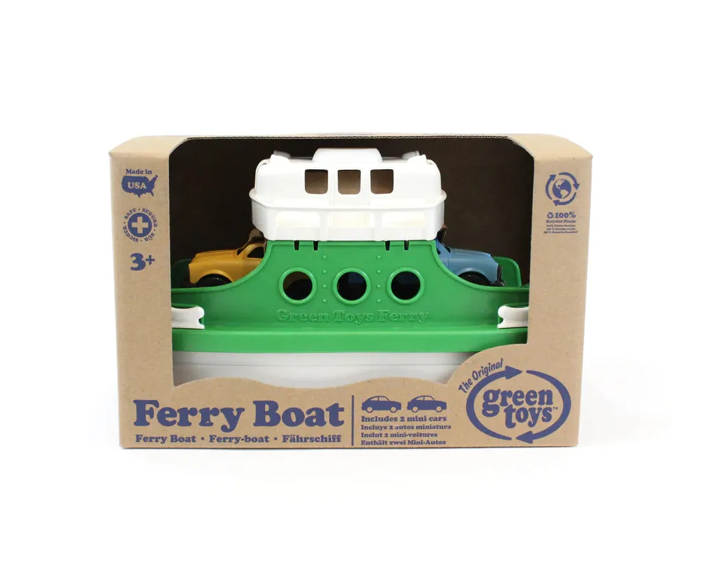 Ferry Boat, green/white