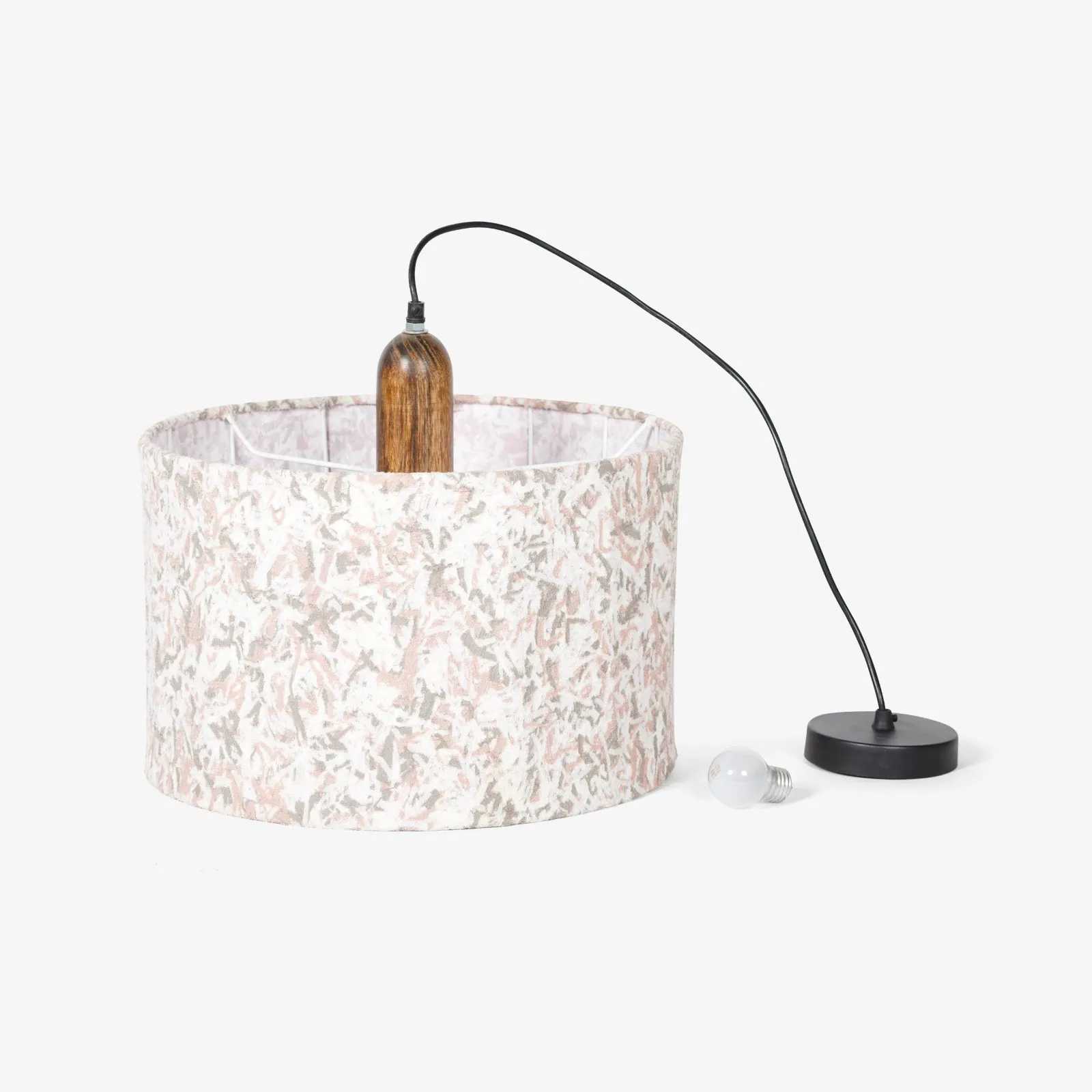 Flake Drum Hanging Lamp