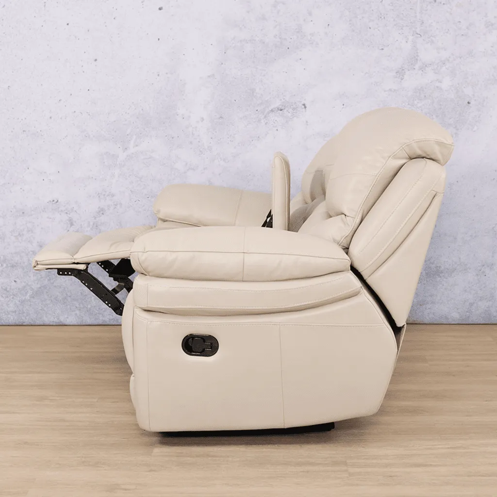 Geneva 2 Seater Home Theatre Leather Recliner