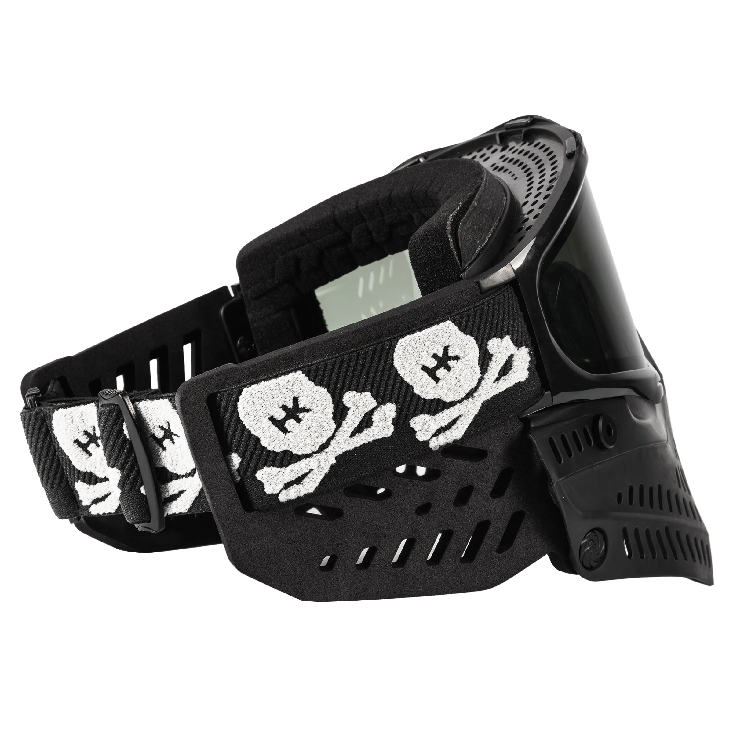 Goggle Strap - Bones White