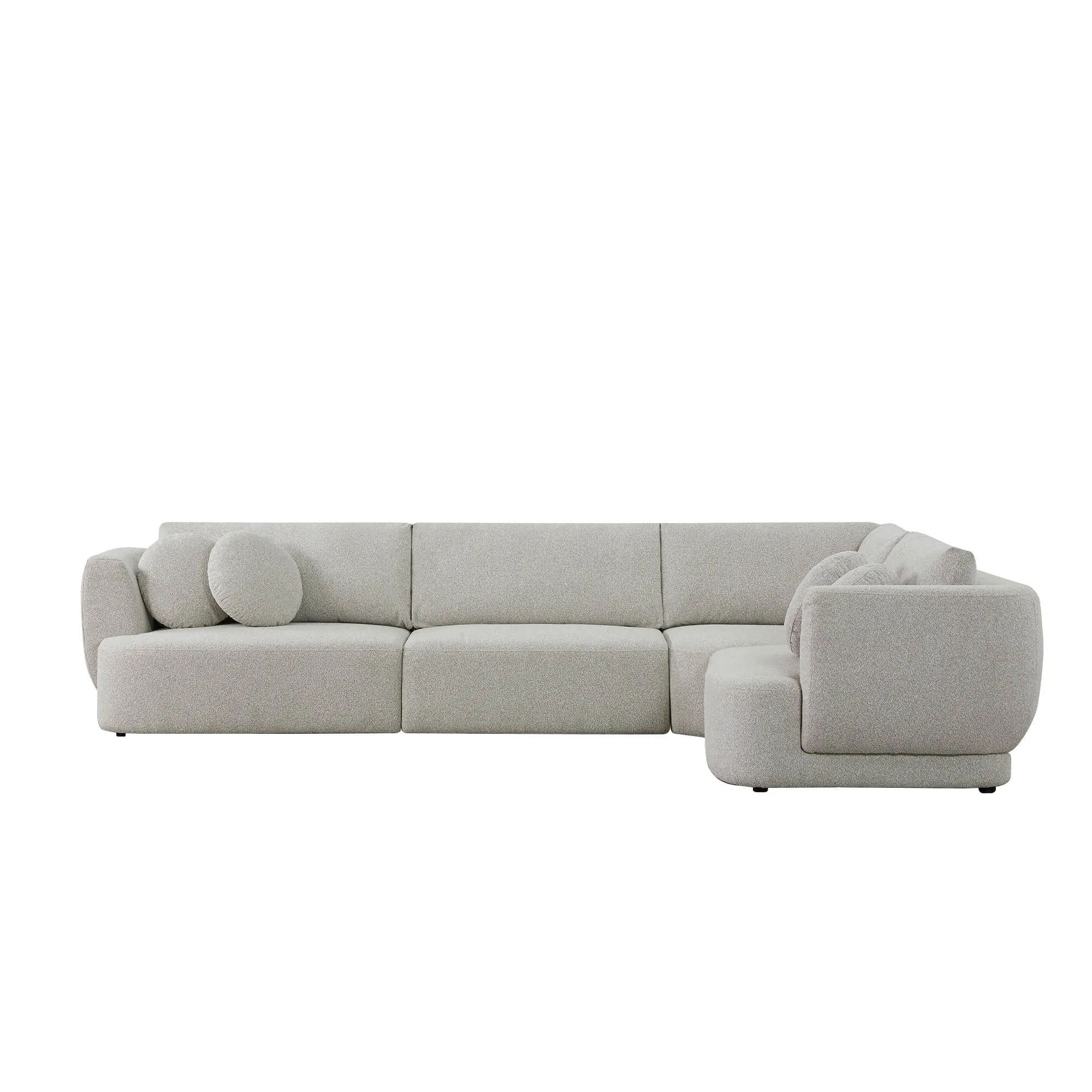 Grace 4-Seat Modular Curved Sofa