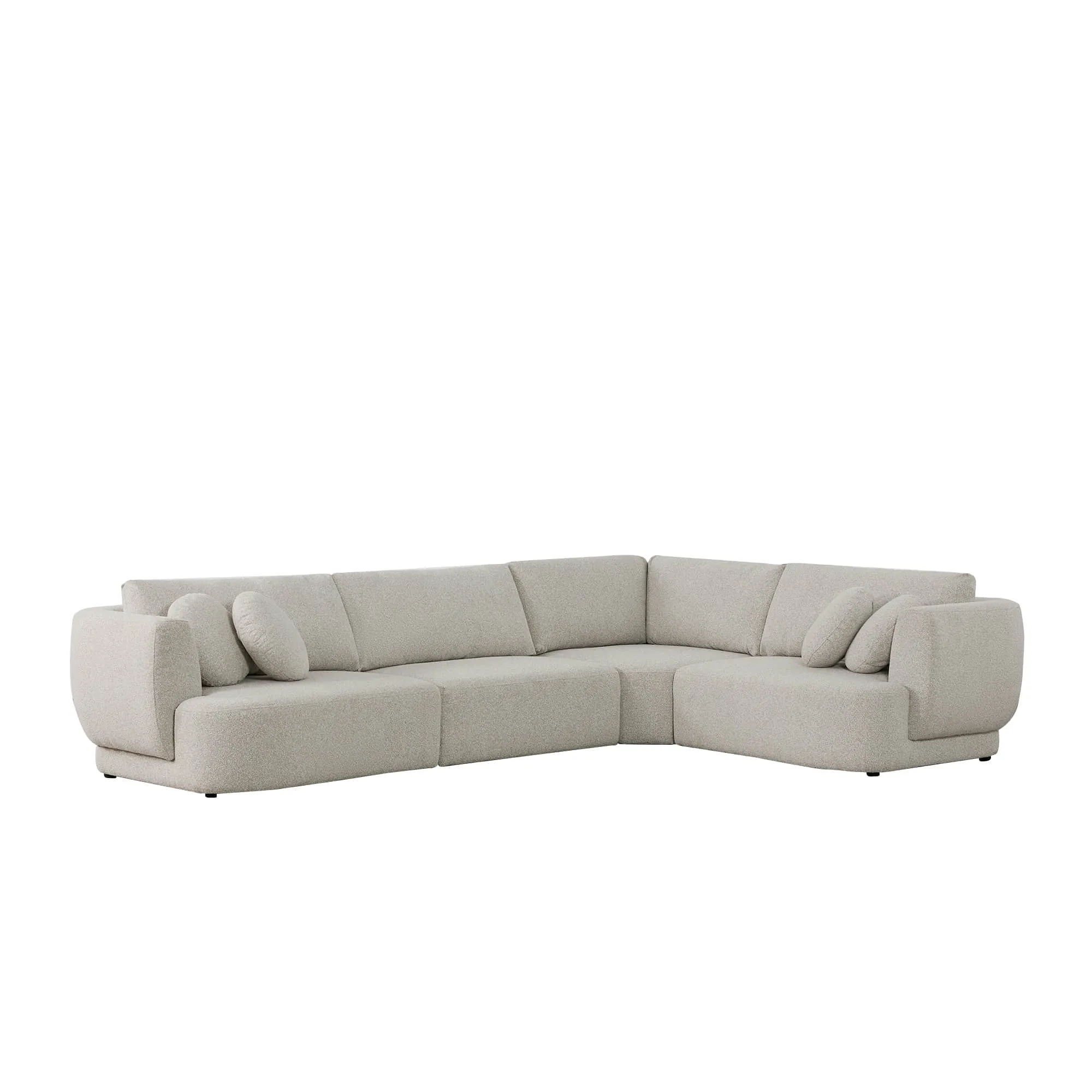 Grace 4-Seat Modular Curved Sofa